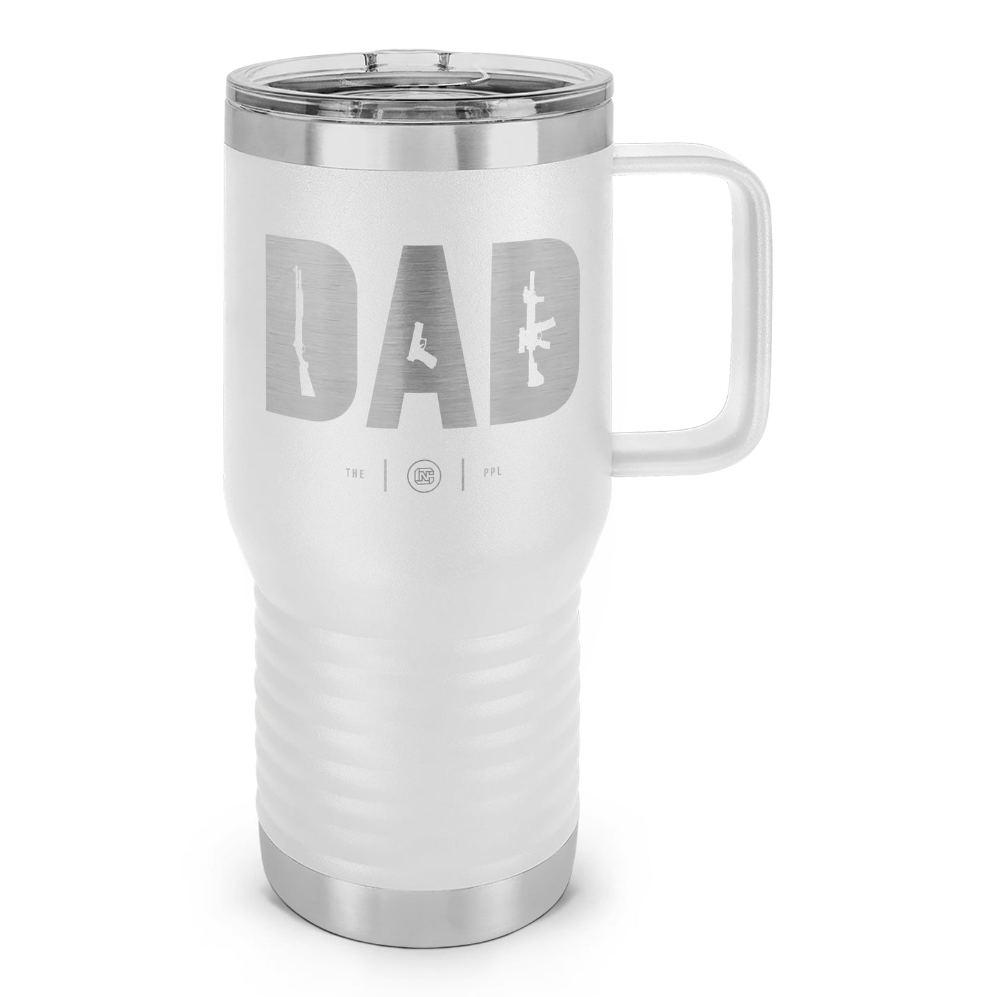 Dad Laser Etched 20oz Travel Mug