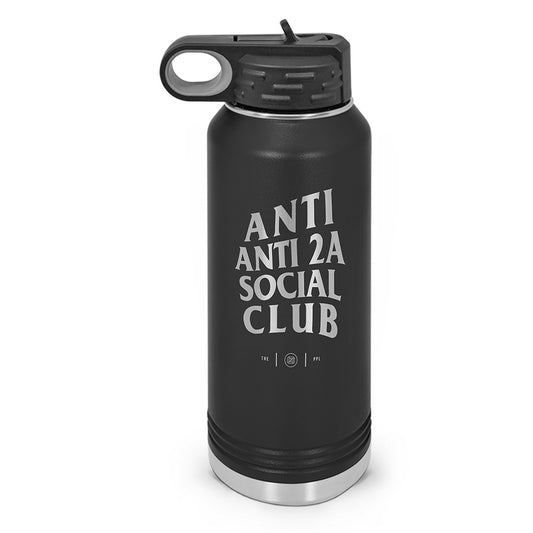 Anti Anti-2A Social Club Double Wall Insulated Laser Etched Water Bottle