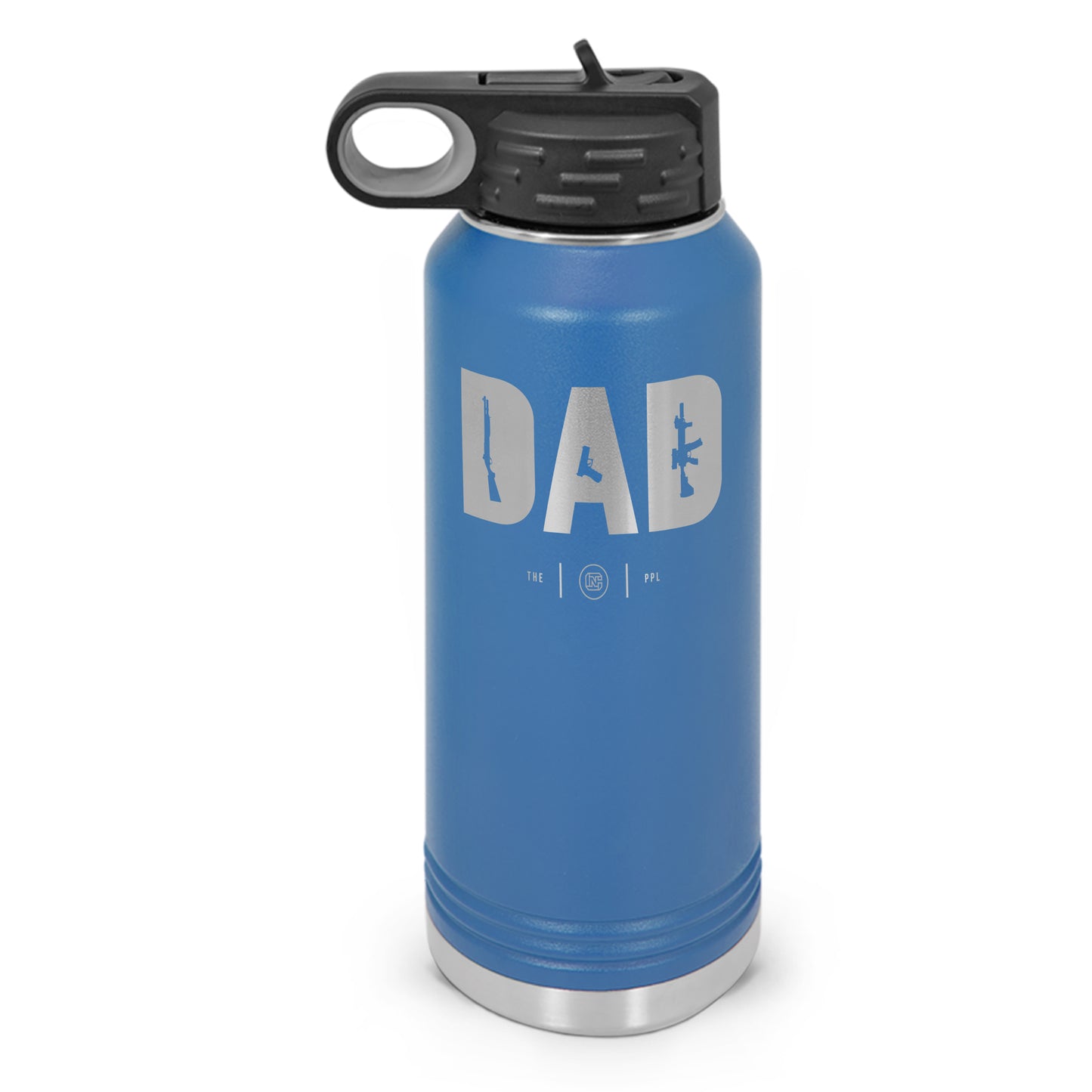 Dad Double Wall Insulated Laser Etched Water Bottle