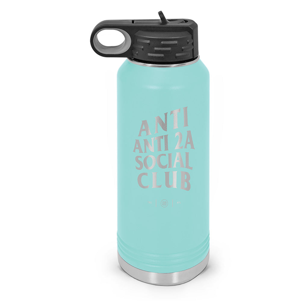 Anti Anti-2A Social Club Double Wall Insulated Laser Etched Water Bottle