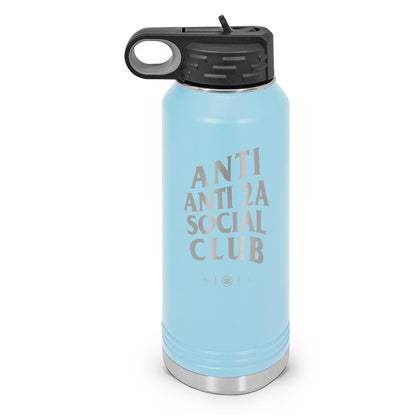 Anti Anti-2A Social Club Double Wall Insulated Laser Etched Water Bottle