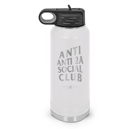 Anti Anti-2A Social Club Double Wall Insulated Laser Etched Water Bottle