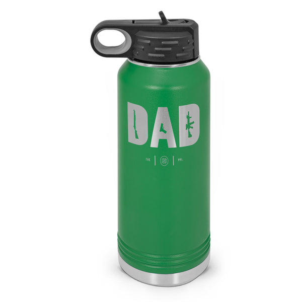 Dad Double Wall Insulated Laser Etched Water Bottle
