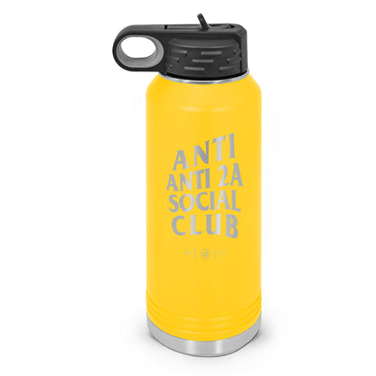 Anti Anti-2A Social Club Double Wall Insulated Laser Etched Water Bottle