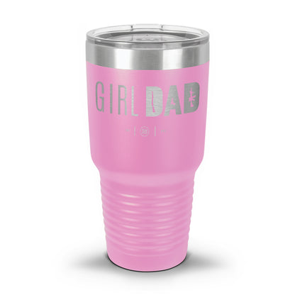 Gun-Owning Girl Dad Laser Etched 30oz/20oz Tumbler