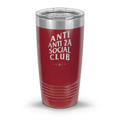 Anti Anti-2A Social Club Laser Etched 30oz/20oz Tumbler