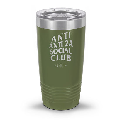 Anti Anti-2A Social Club Laser Etched 30oz/20oz Tumbler