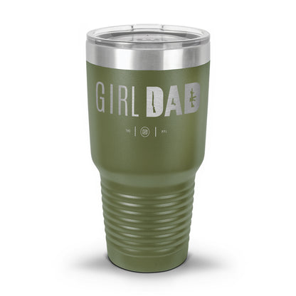 Gun-Owning Girl Dad Laser Etched 30oz/20oz Tumbler