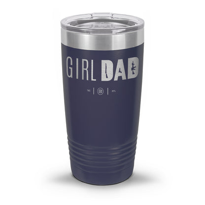 Gun-Owning Girl Dad Laser Etched 30oz/20oz Tumbler