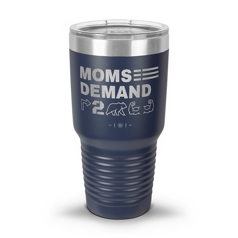 Moms Demand Right To Bear Arms Laser Etched 30oz/20oz Tumbler
