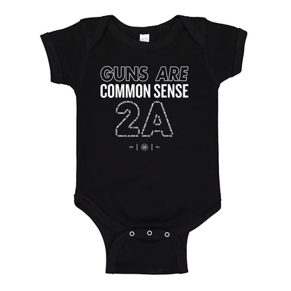 Guns Are Common Sense Shirt Onesie