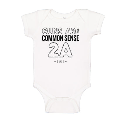 Guns Are Common Sense Shirt Onesie