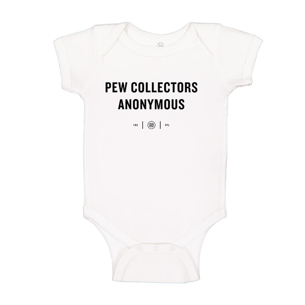 Pew Collectors Anonymous Shirt Onesie