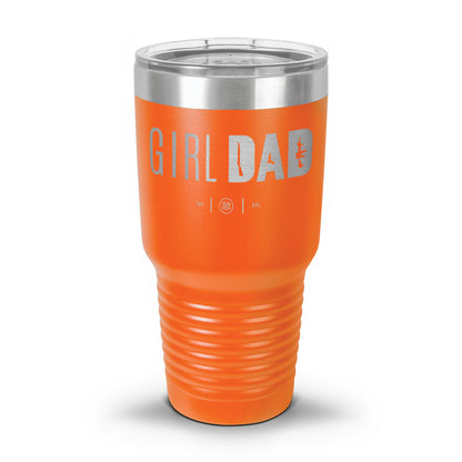 Gun-Owning Girl Dad Laser Etched 30oz/20oz Tumbler