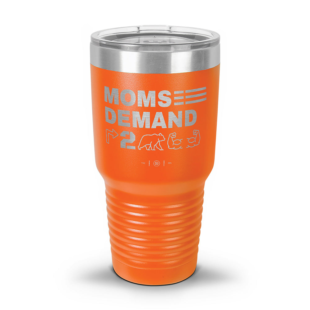 Moms Demand Right To Bear Arms Laser Etched 30oz/20oz Tumbler