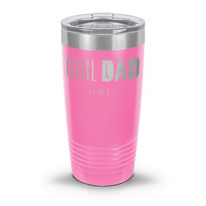 Gun-Owning Girl Dad Laser Etched 30oz/20oz Tumbler