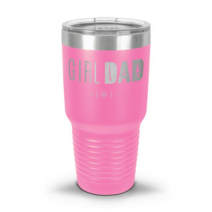 Gun-Owning Girl Dad Laser Etched 30oz/20oz Tumbler