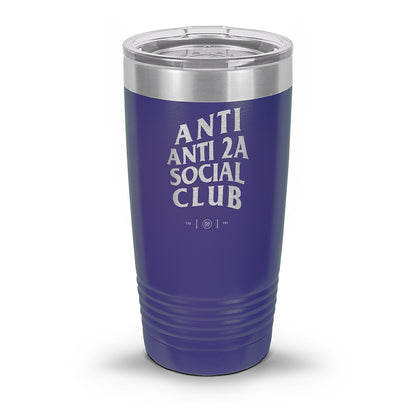 Anti Anti-2A Social Club Laser Etched 30oz/20oz Tumbler