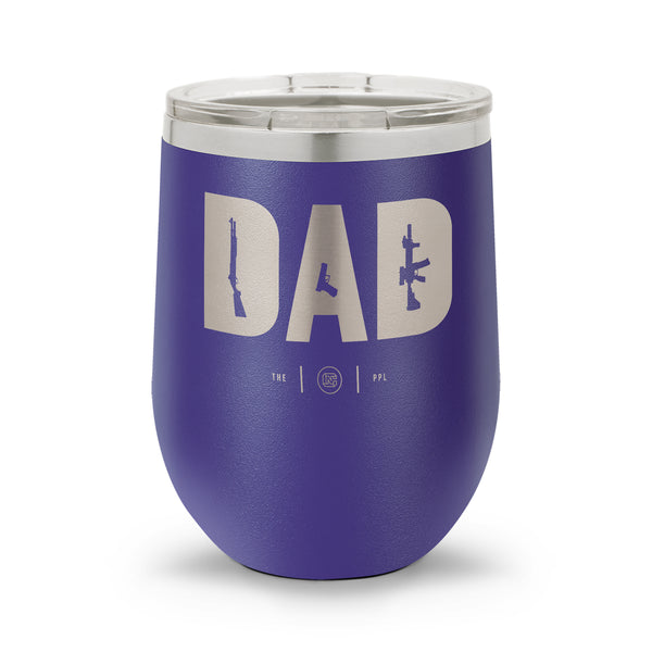 Dad | 12oz Laser Etched Stemless Wine Cup