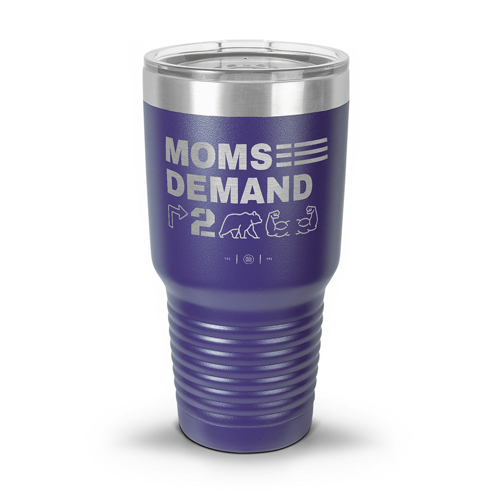 Moms Demand Right To Bear Arms Laser Etched 30oz/20oz Tumbler