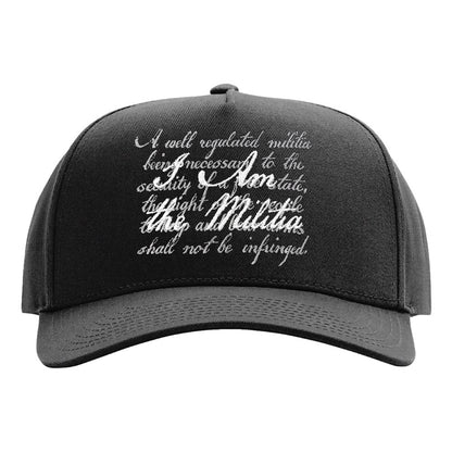 I Am The Militia Embroidered Five-Panel Champ Cap