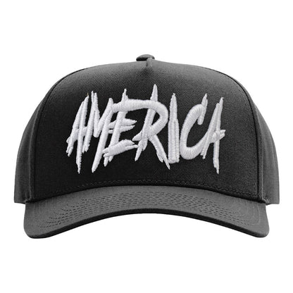 AMERICA Embroidered Five-Panel Champ Cap
