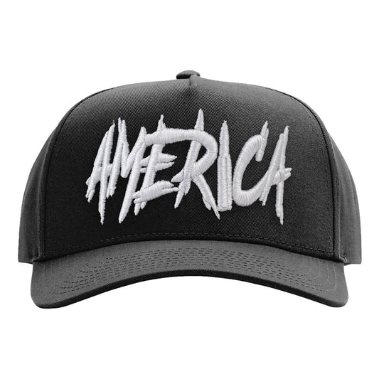AMERICA Embroidered Five-Panel Champ Cap