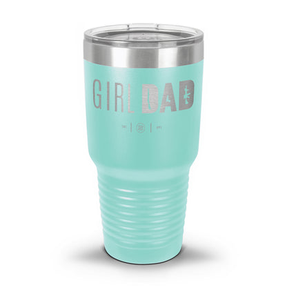 Gun-Owning Girl Dad Laser Etched 30oz/20oz Tumbler