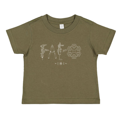 F Around & Find Out FAFO Detailed Toddler Tee
