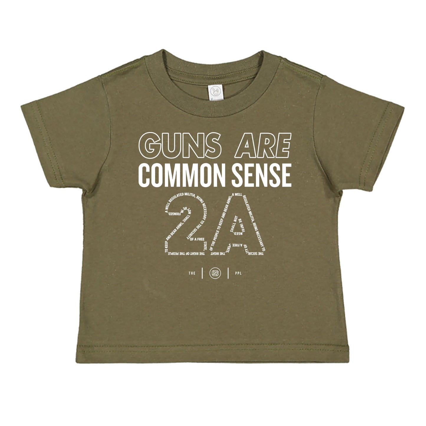 Guns Are Common Sense Toddler Tee