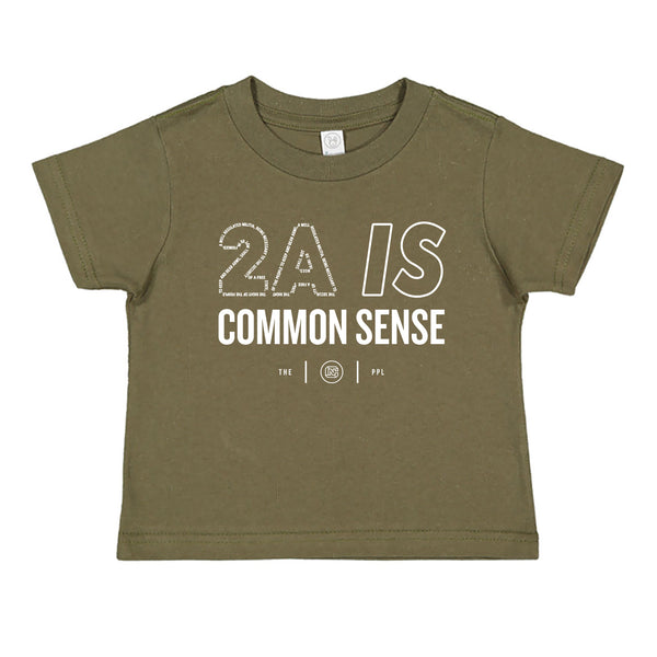 2A Is Common Sense Toddler Tee