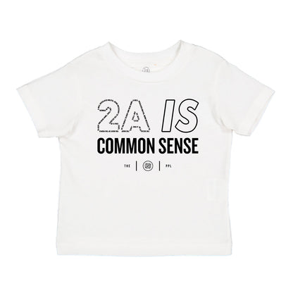 2A Is Common Sense Toddler Tee