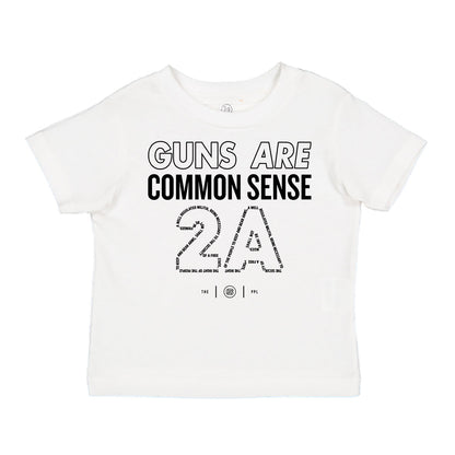 Guns Are Common Sense Toddler Tee