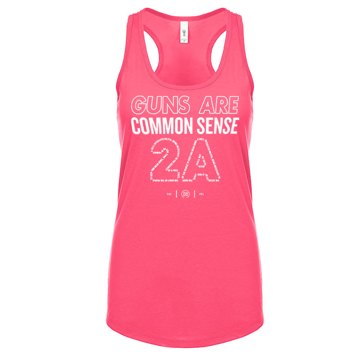 Guns Are Common Sense Women's Tank