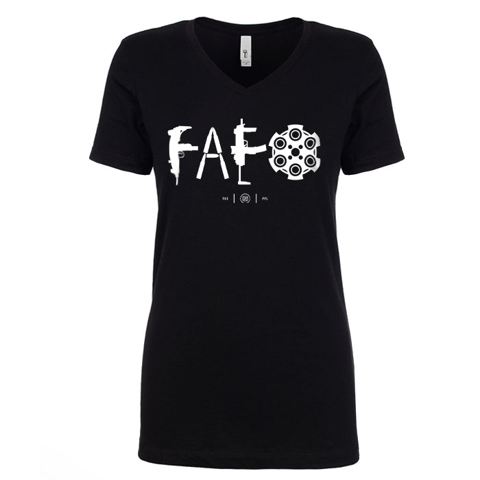 F Around & Find Out FAFO Women's V Neck