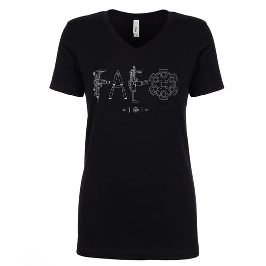F Around & Find Out FAFO Detailed Women's V Neck