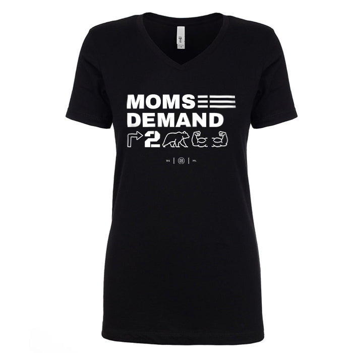 Moms Demand Right To Bear Arms Women's V Neck