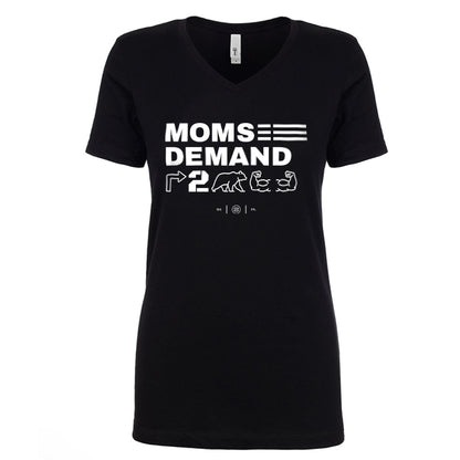 Moms Demand Right To Bear Arms Women's V Neck
