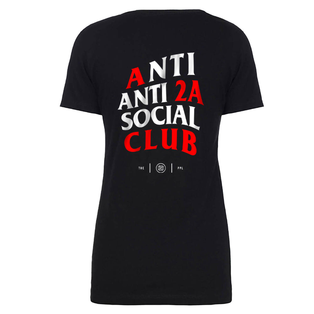 Anti Anti 2A Social Club Women's V Neck