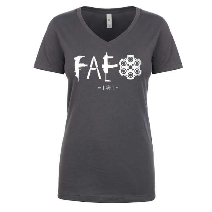 F Around & Find Out FAFO Women's V Neck