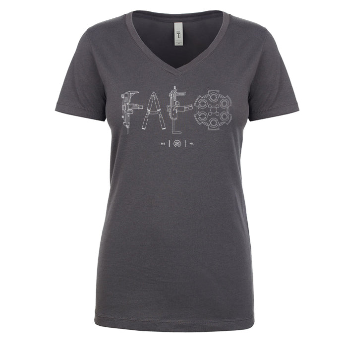 F Around & Find Out FAFO Detailed Women's V Neck