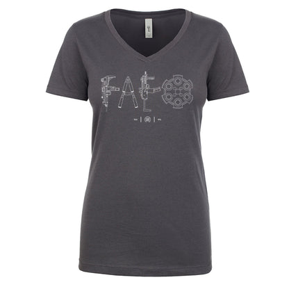F Around & Find Out FAFO Detailed Women's V Neck