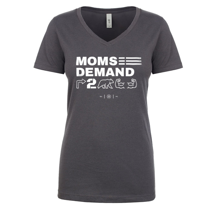 Moms Demand Right To Bear Arms Women's V Neck