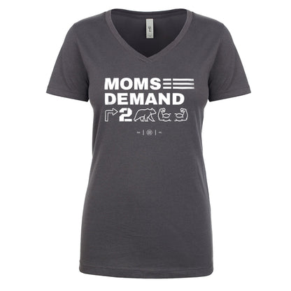 Moms Demand Right To Bear Arms Women's V Neck
