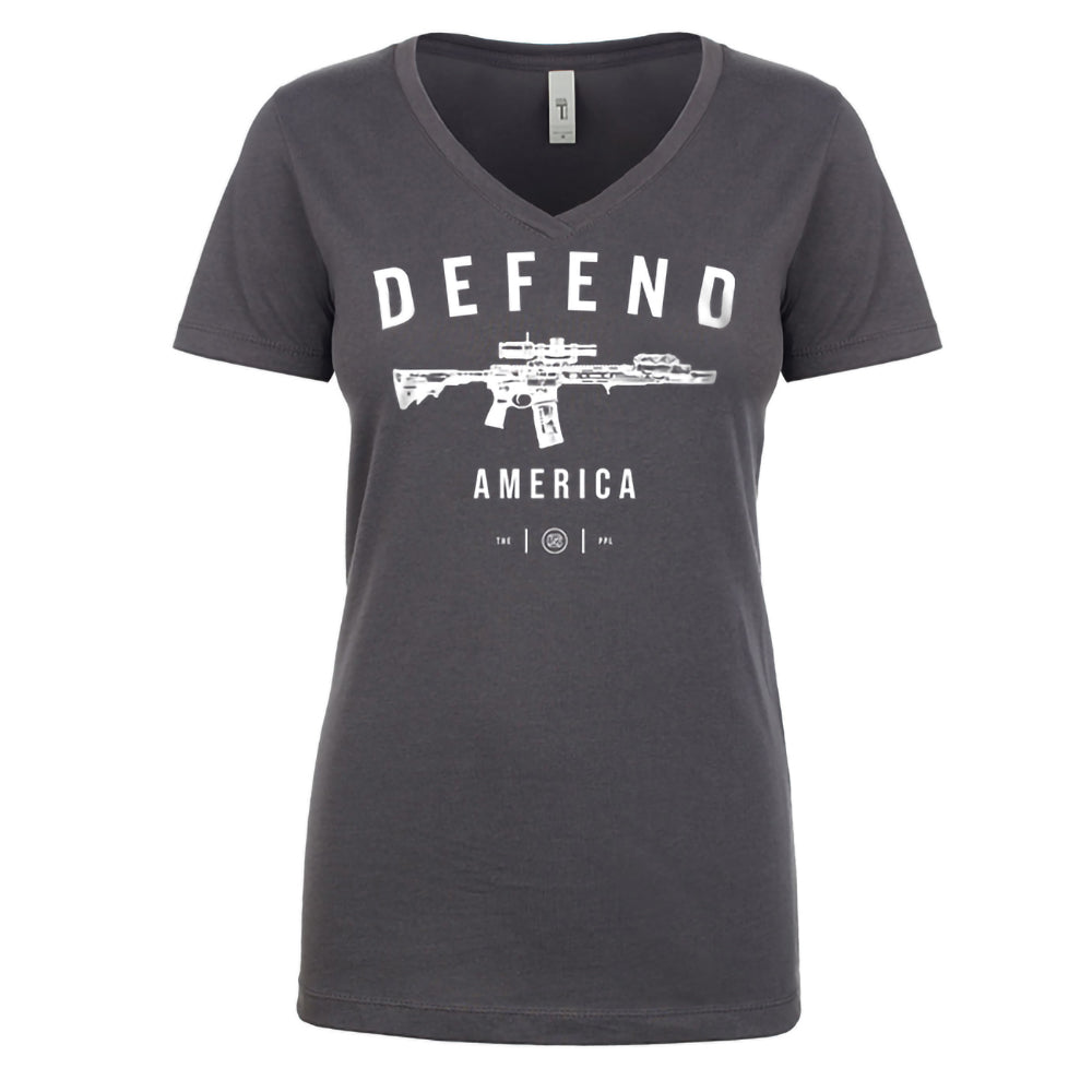 Defend America Women's V Neck