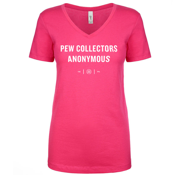 Pew Collectors Anonymous Women's V Neck
