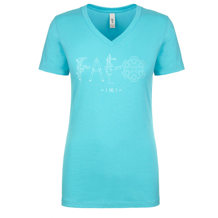 F Around & Find Out FAFO Detailed Women's V Neck