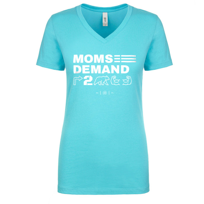Moms Demand Right To Bear Arms Women's V Neck