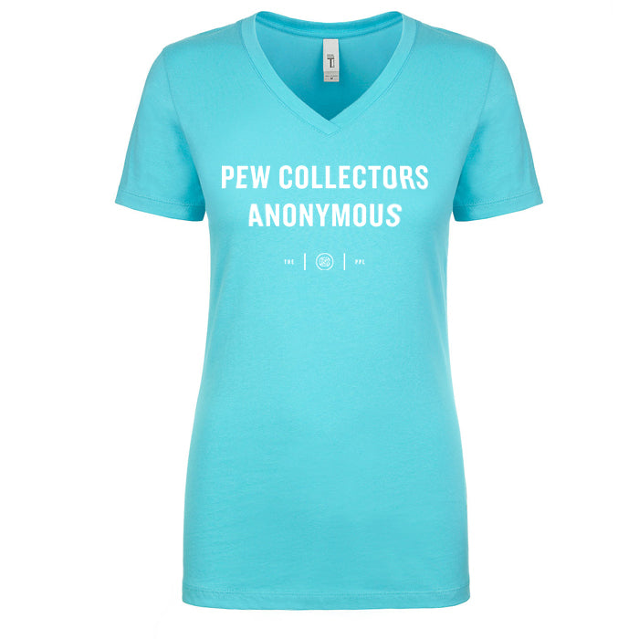 Pew Collectors Anonymous Women's V Neck