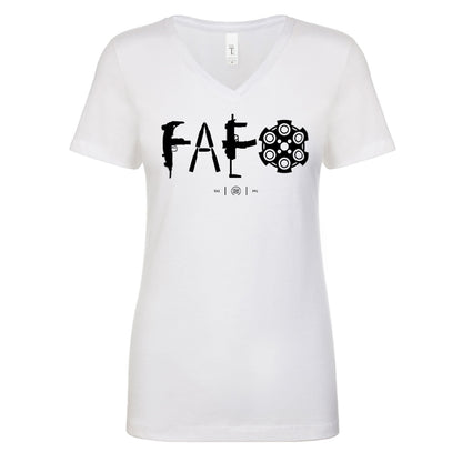 F Around & Find Out FAFO Women's V Neck